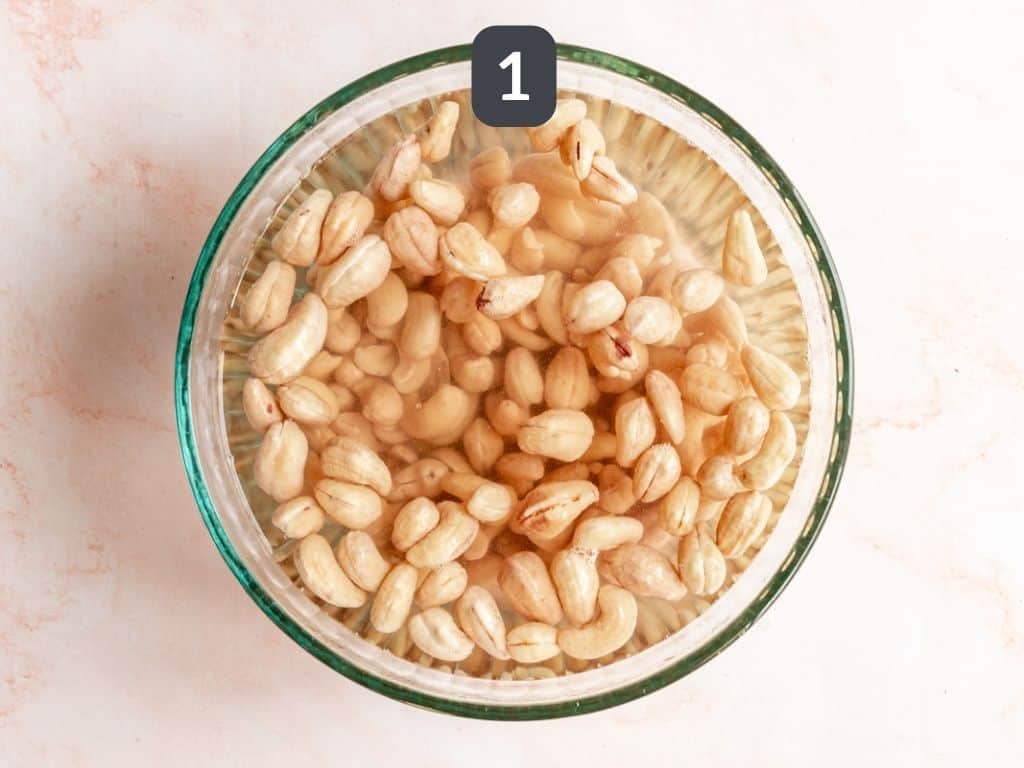 Vegan Raspberry Cheesecake Step 1