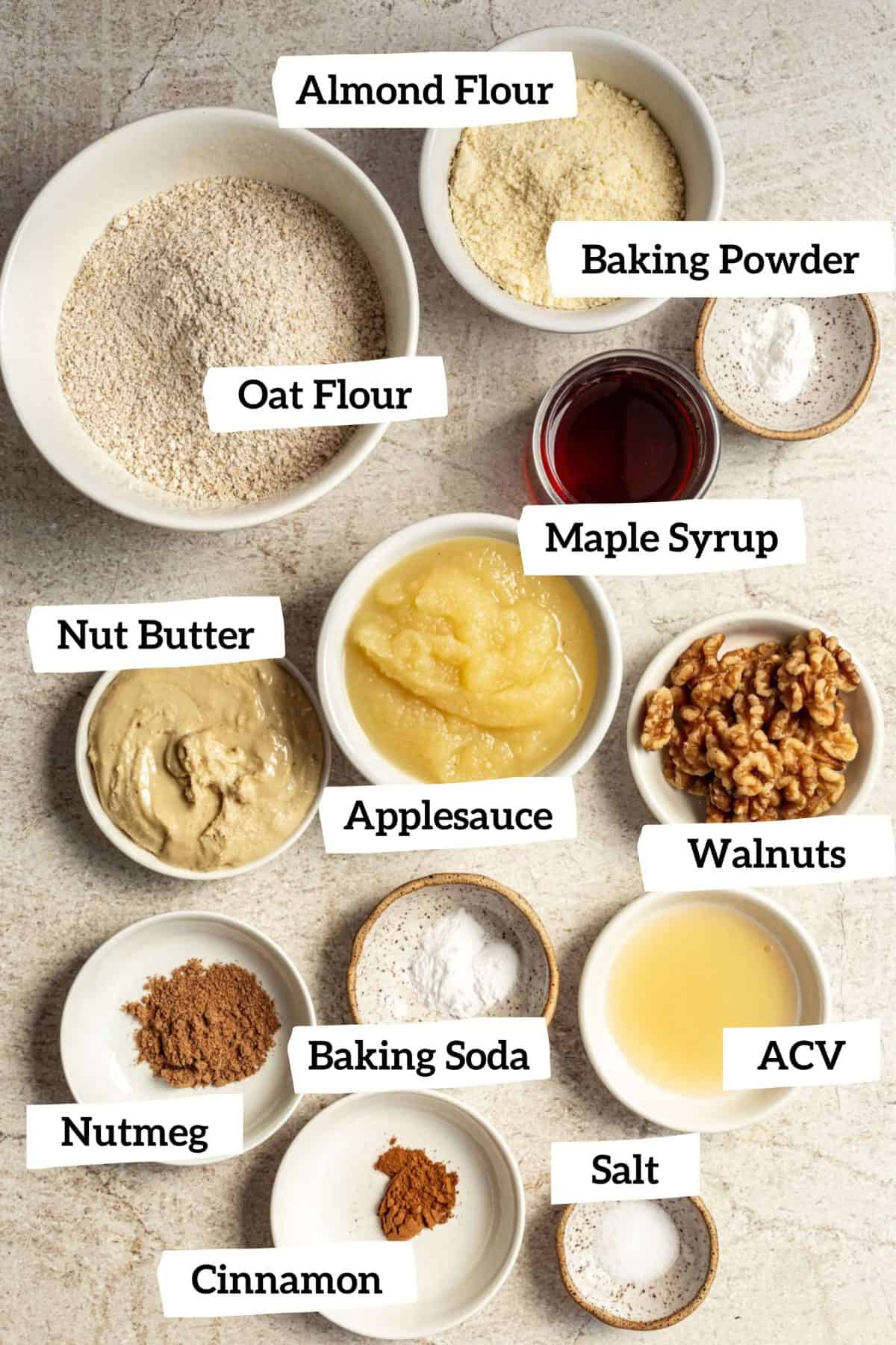 Vegan Walnut Muffins (Oil-Free)