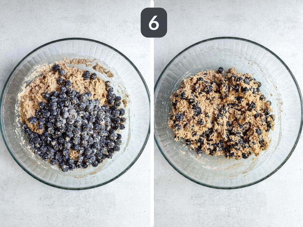 Gluten-Free Vegan Oatmeal Blueberry Muffins Step 6