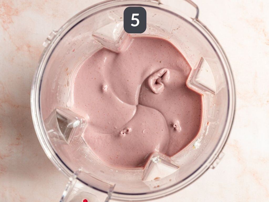 Vegan Raspberry Cheesecake Step 5