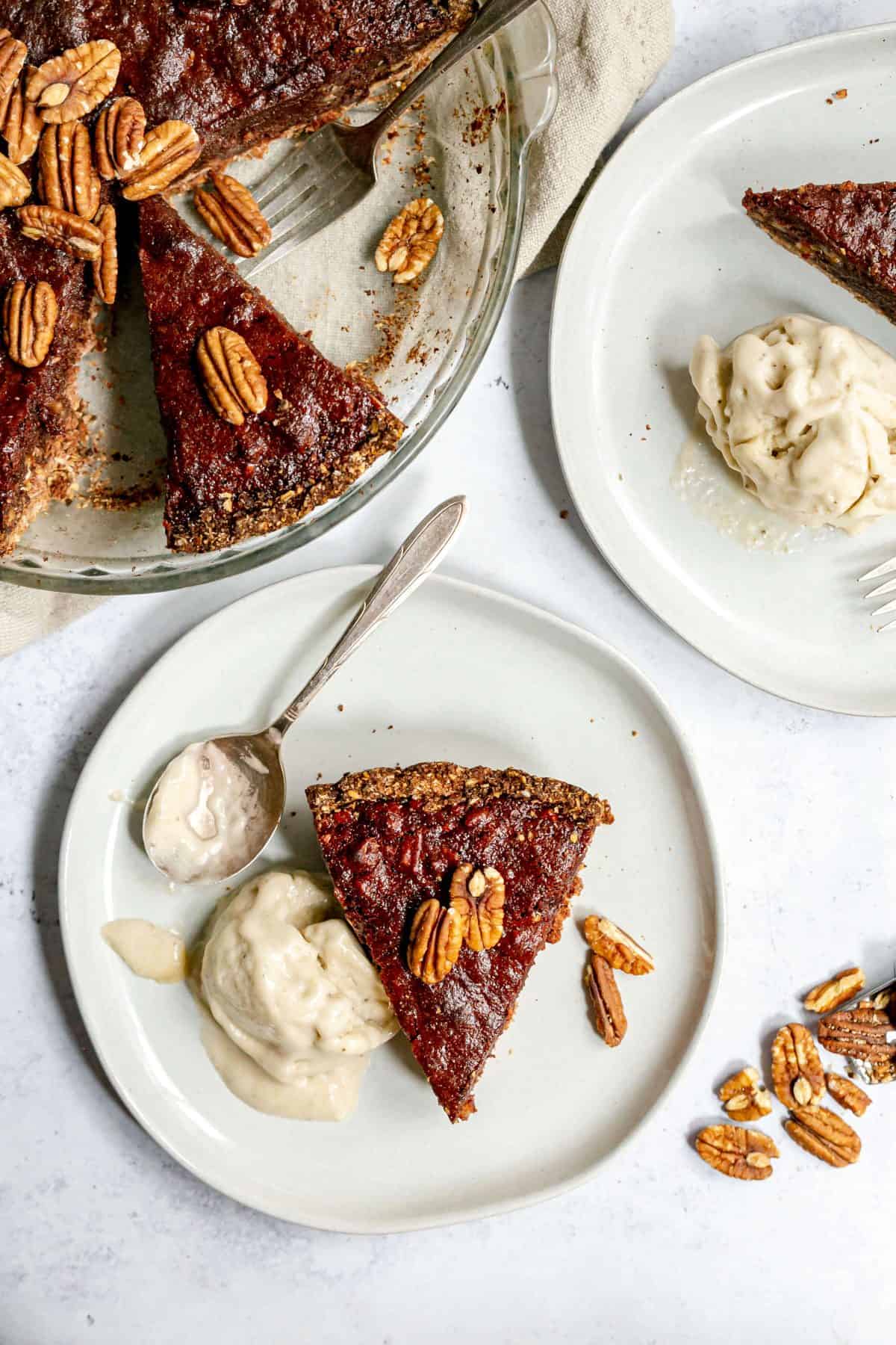 Plant-Based Bourbon Pecan Pie