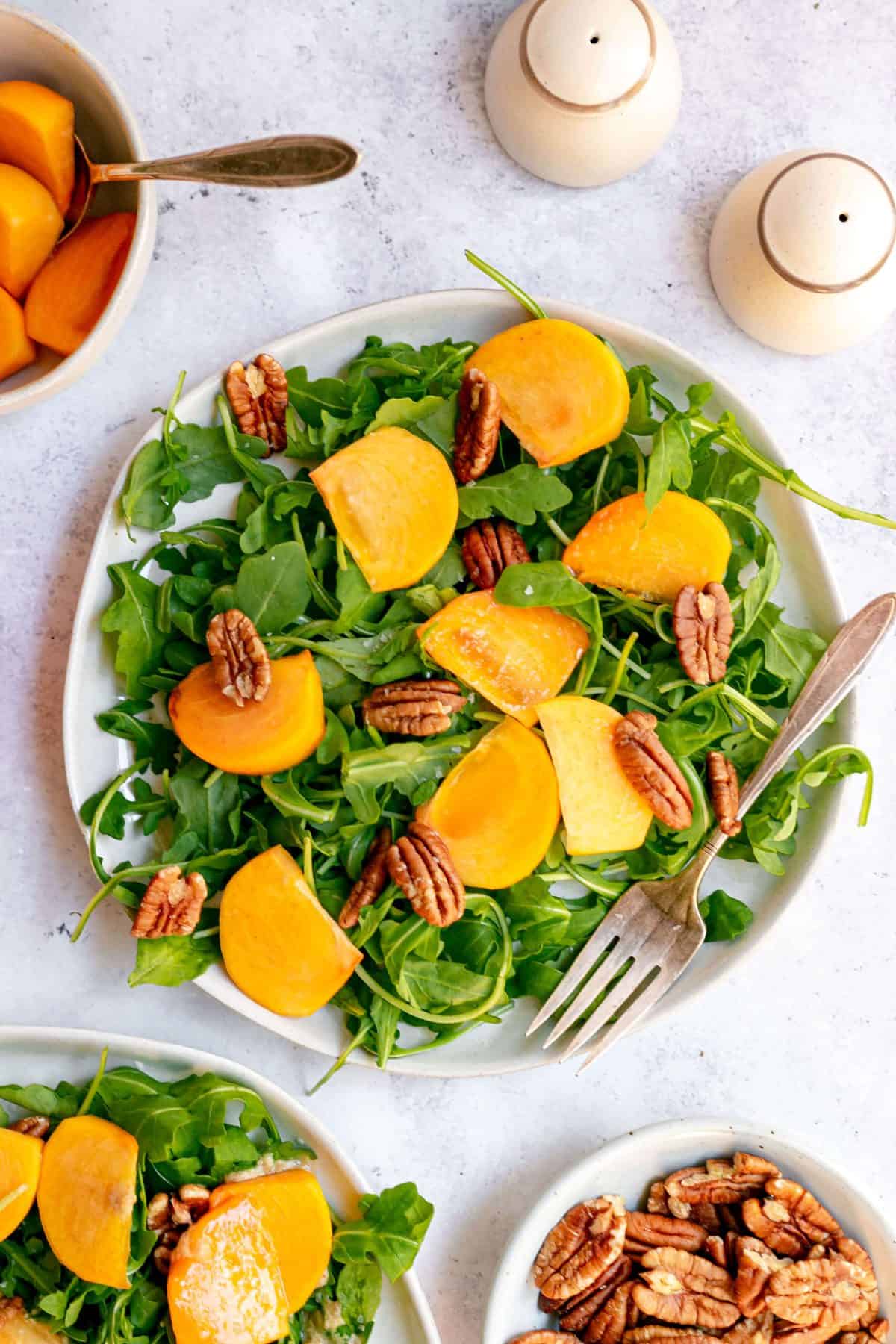 Arugula Persimmon Salad