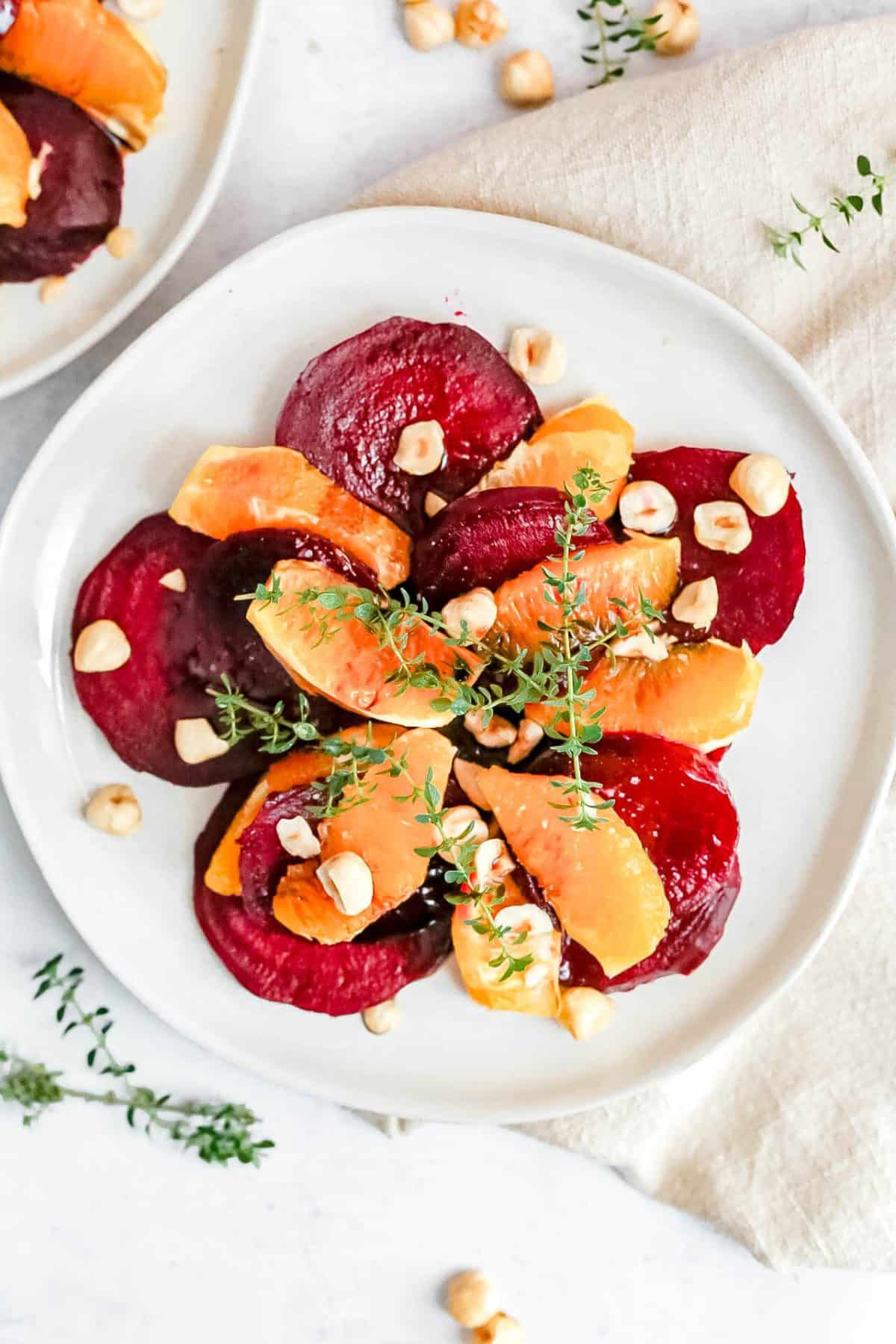 Balsamic Beet Orange Salad