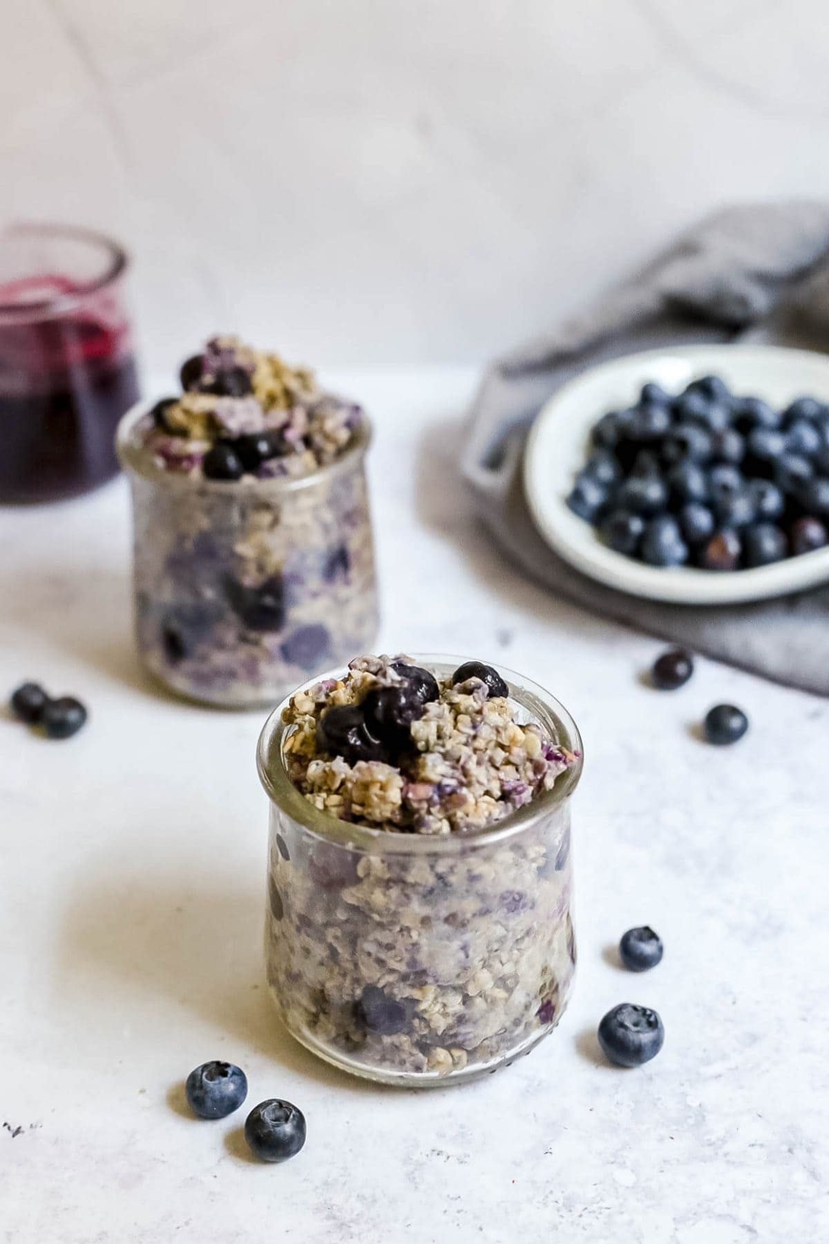 Blueberry Maple Overnight Oats