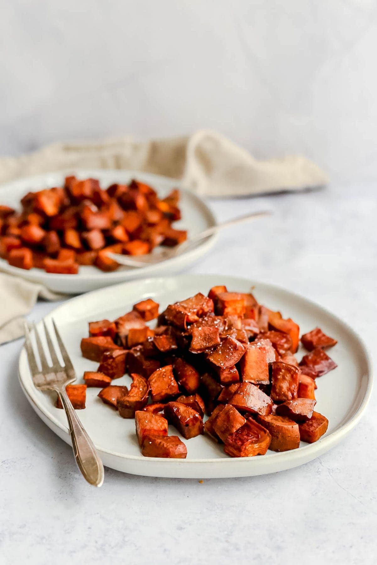 Bourbon Glazed Sweet Potatoes
