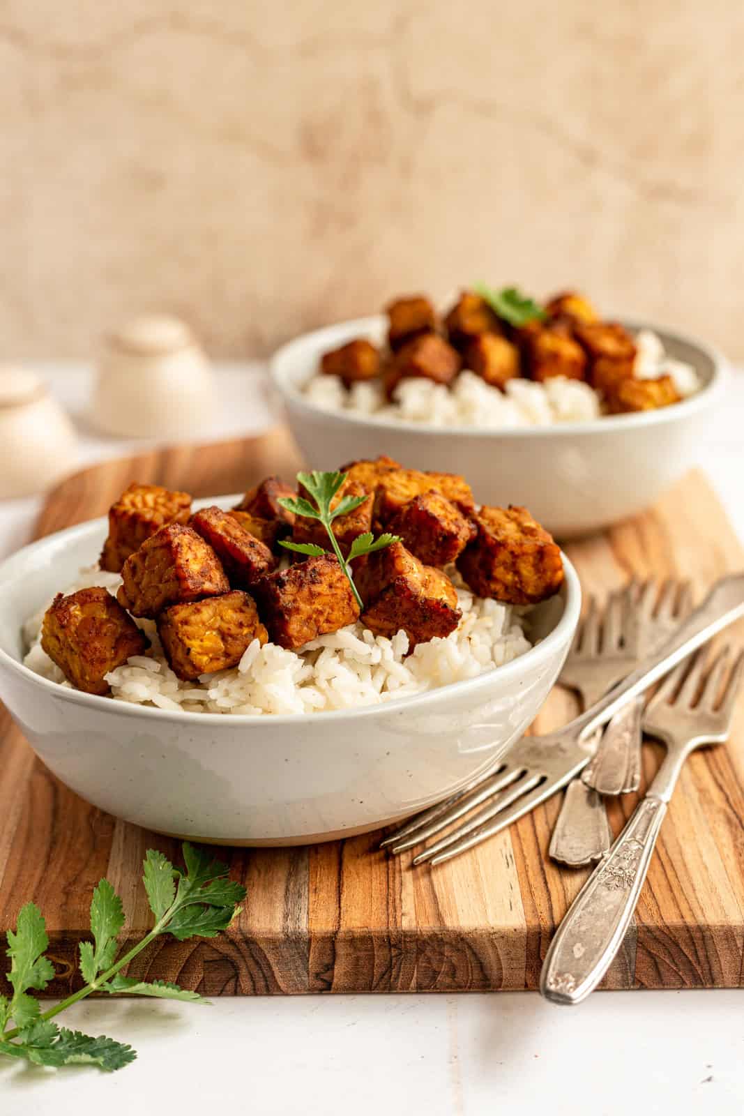 Oil-Free Coconut Curry Tempeh