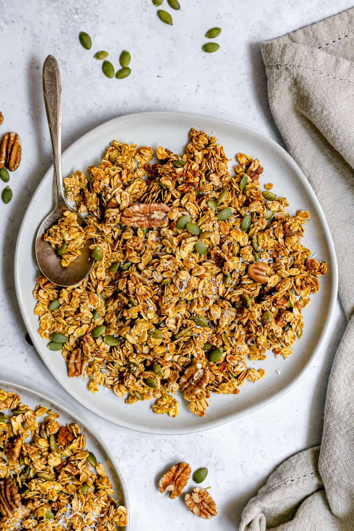 Sweet Spicy Vegan Granola