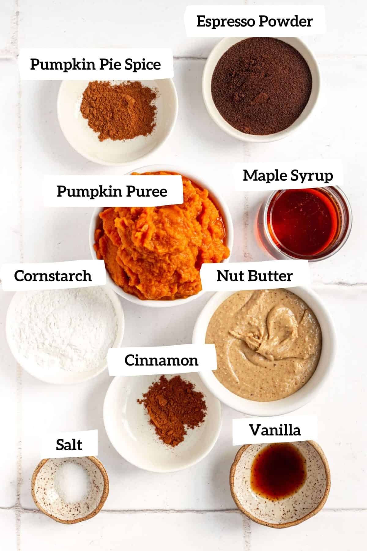 Pumpkin Spice Latte Pie Filling Ingredients