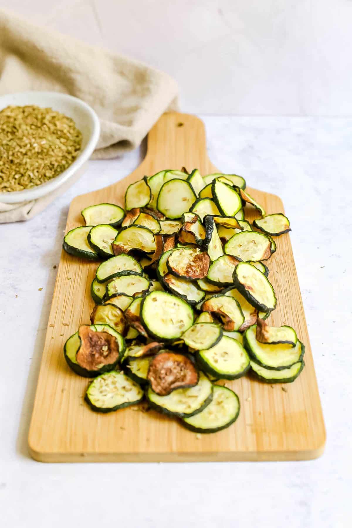 Oil-Free Zucchini Chips