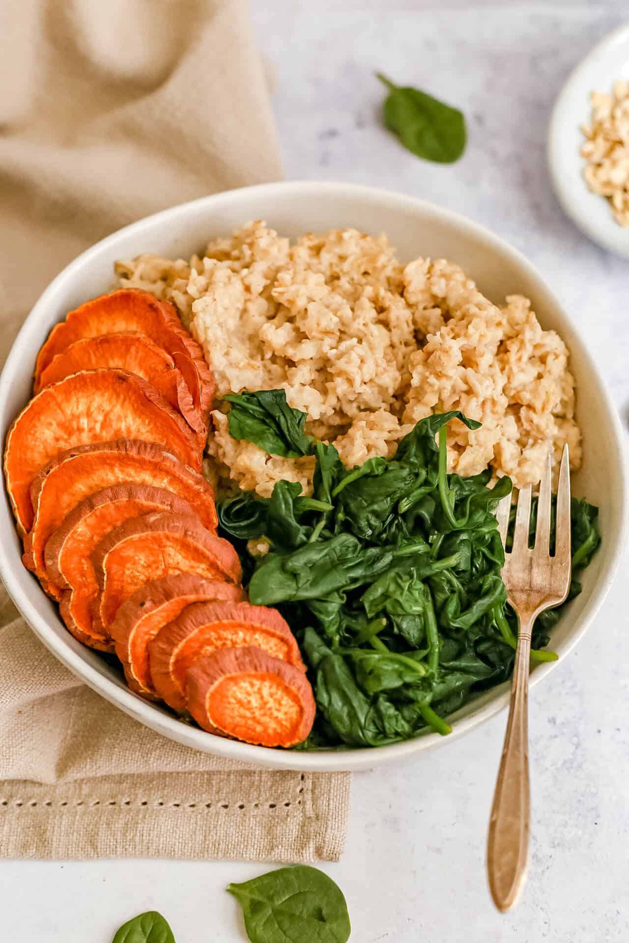 Savory Spinach Breakfast Bowl