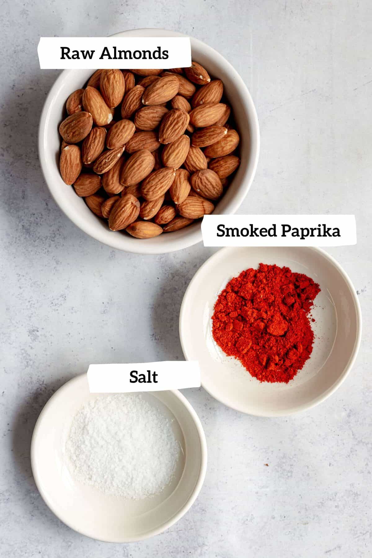 Smoked Paprika Roasted Almonds Ingredients