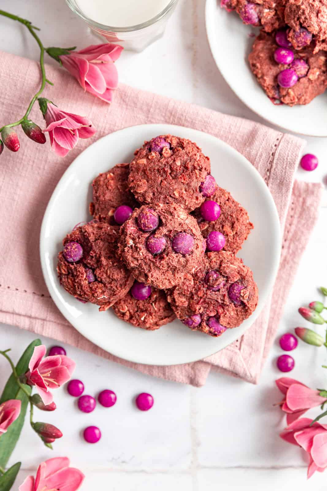 Valentine's Day Oatmeal Cookies