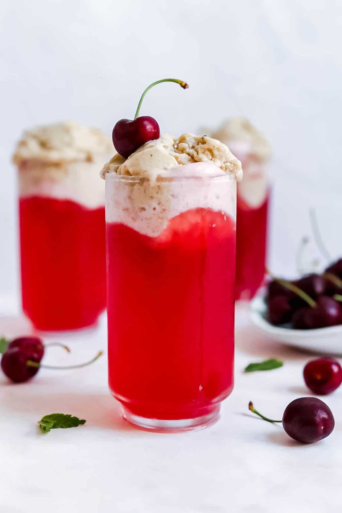 Vegan Kombucha Ice Cream Floats