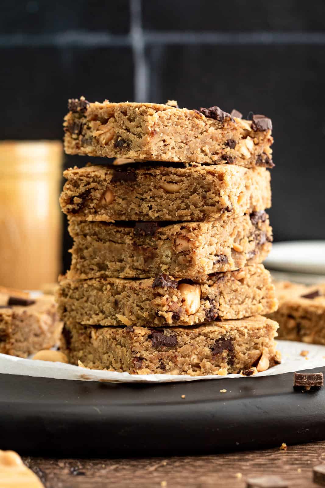 Vegan Peanut Butter Blondies