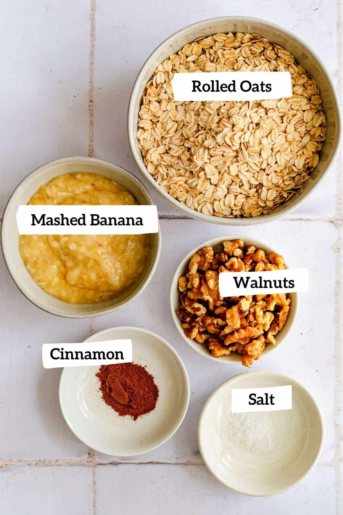 Banana Walnut Granola Ingredients