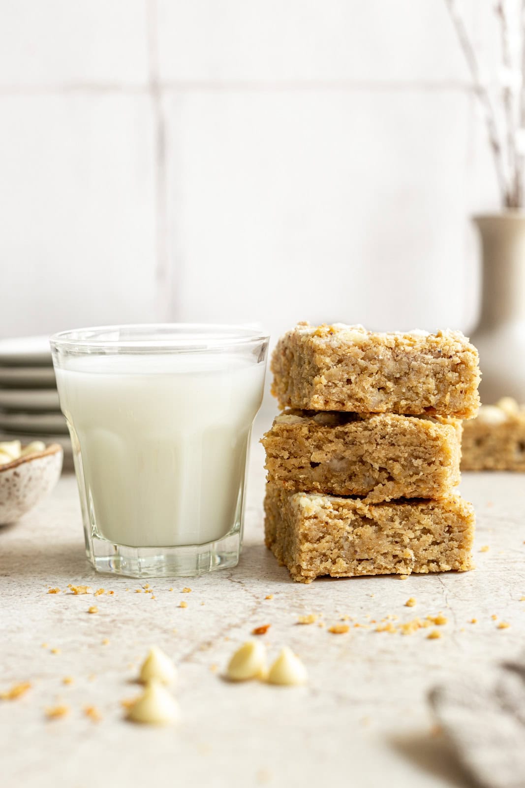 Gluten Free Vegan Blondies