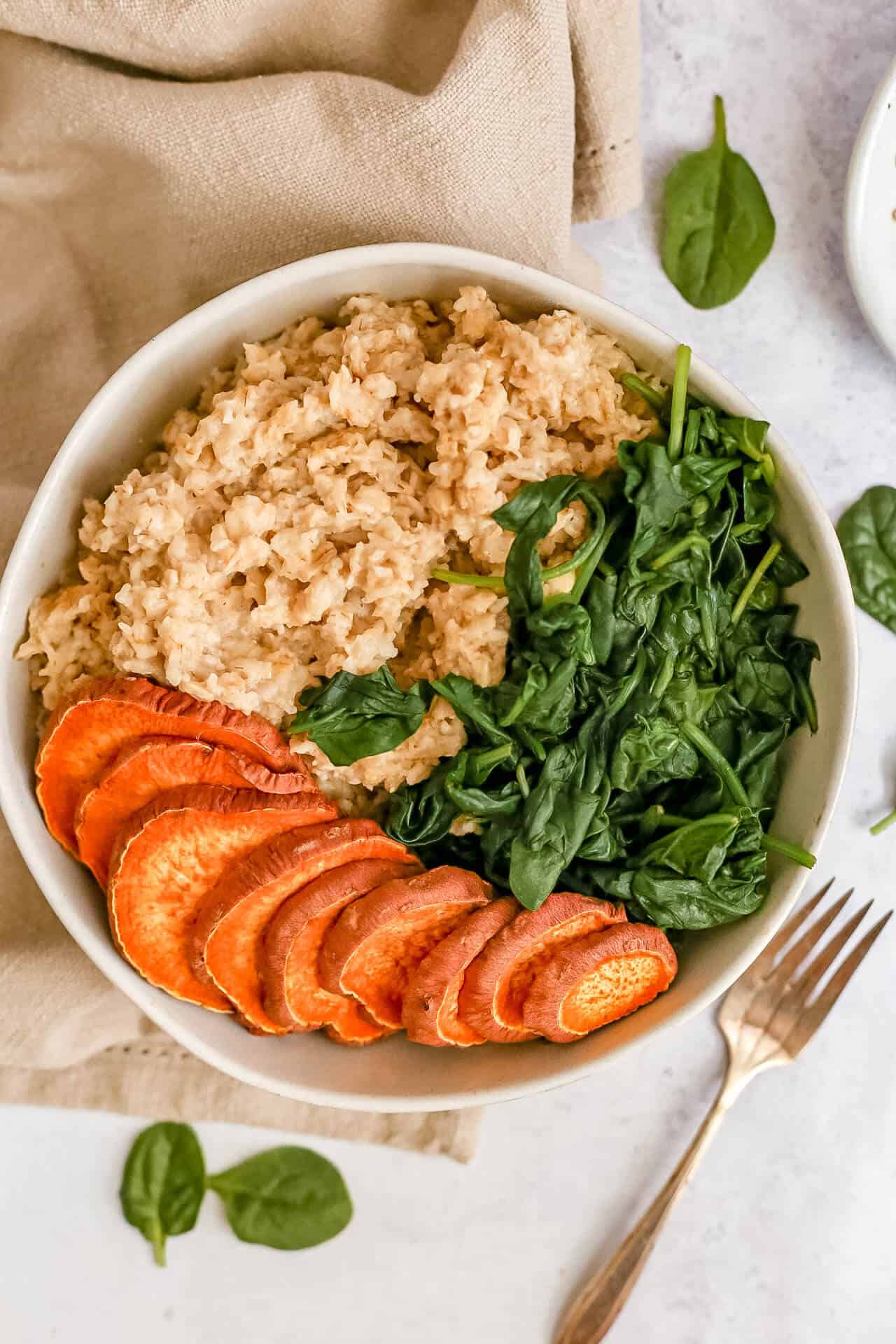Savory Spinach Breakfast Bowl