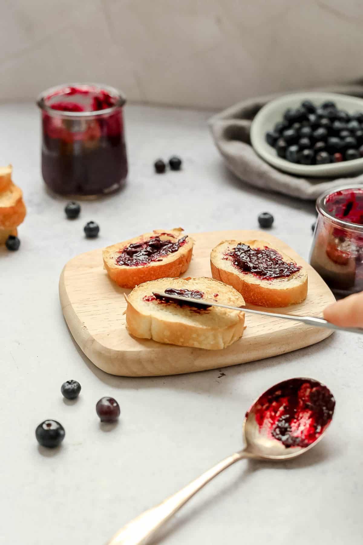 Sugar-Free Blueberry Jam