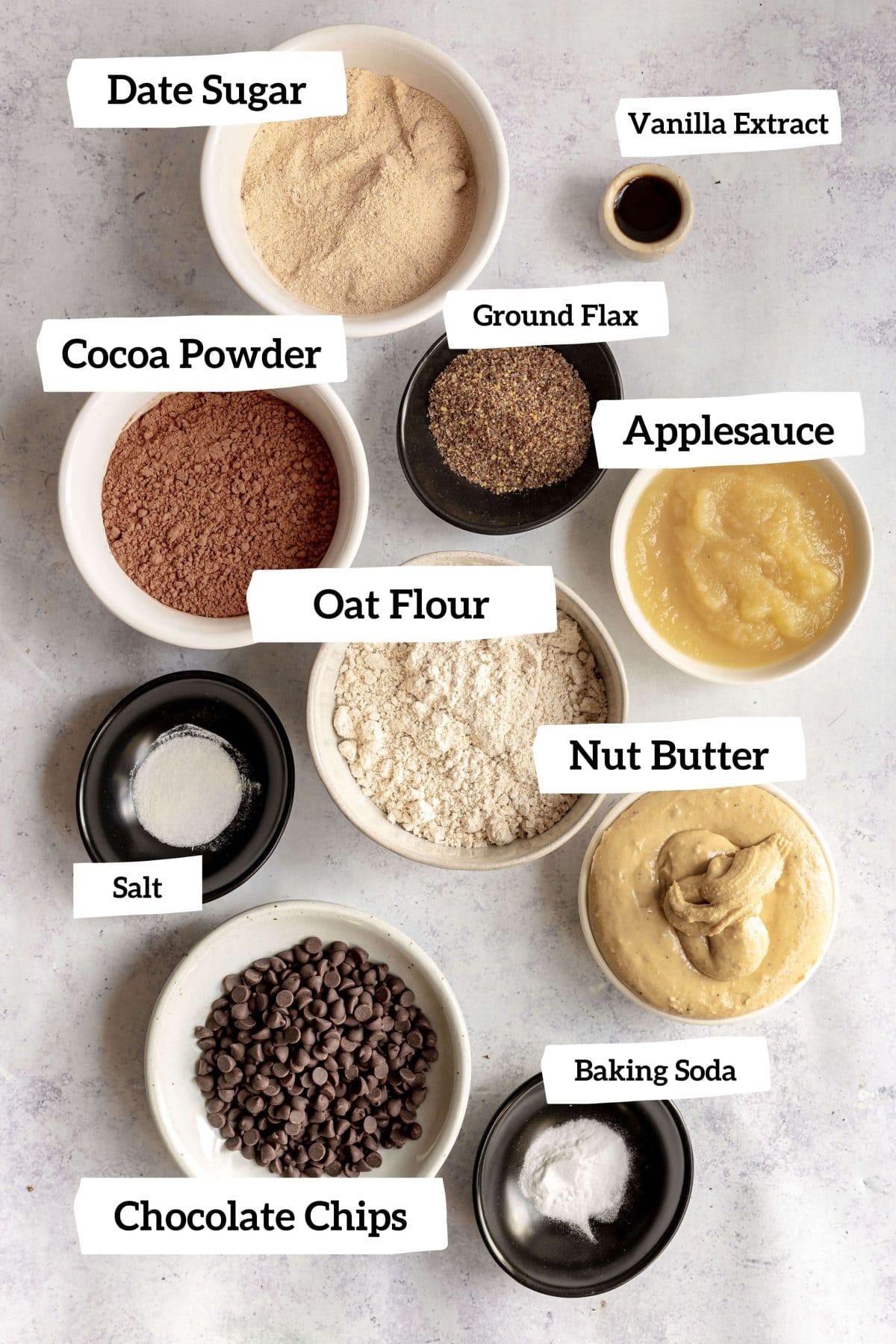 Best Gluten-Free Vegan Double Chocolate Cookies Ingredients