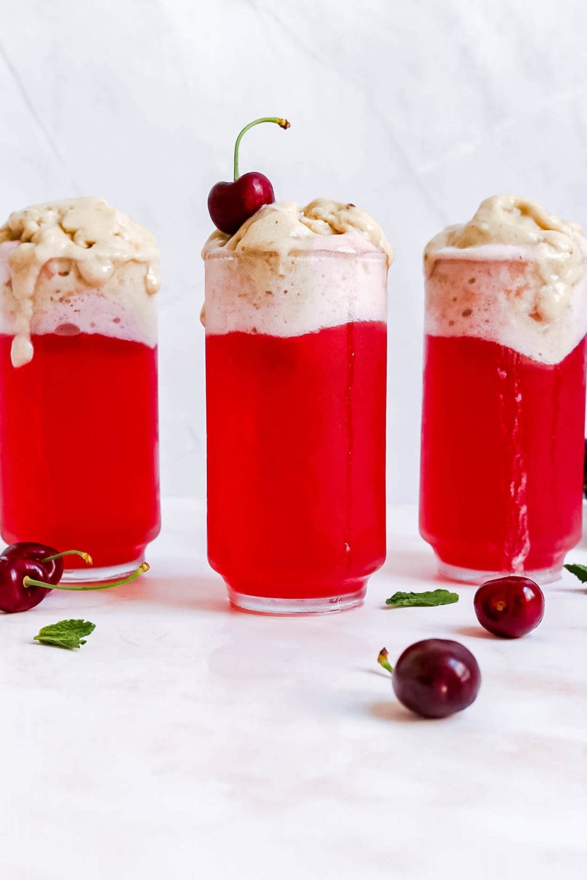 Vegan Kombucha Ice Cream Floats