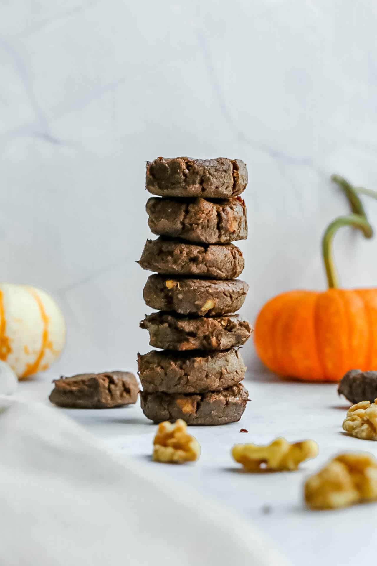 Molasses Pumpkin Walnut Cookies