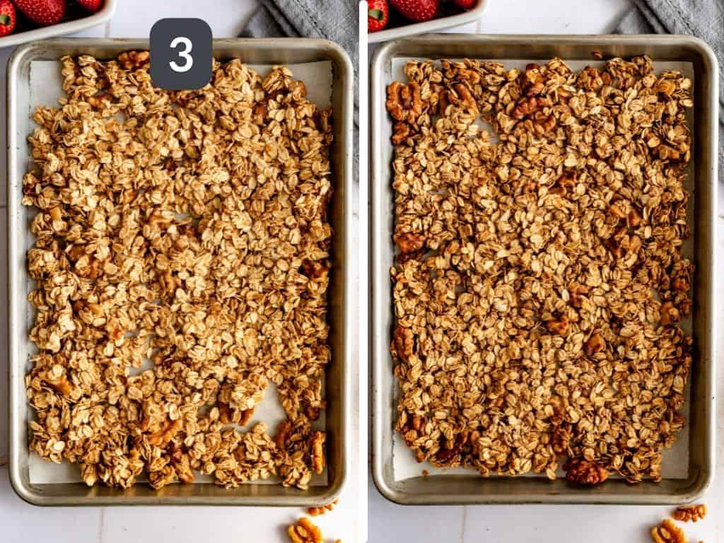 Banana Sweetened Granola Step 3