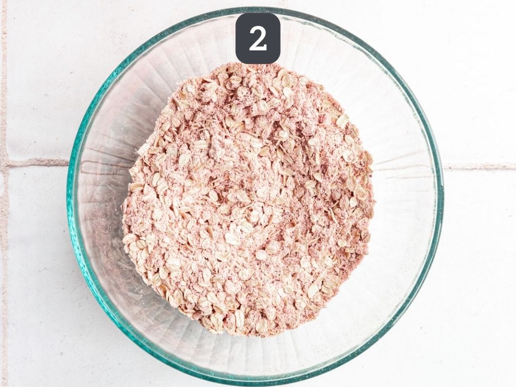 Valentine's Day Oatmeal Cookies Step 2