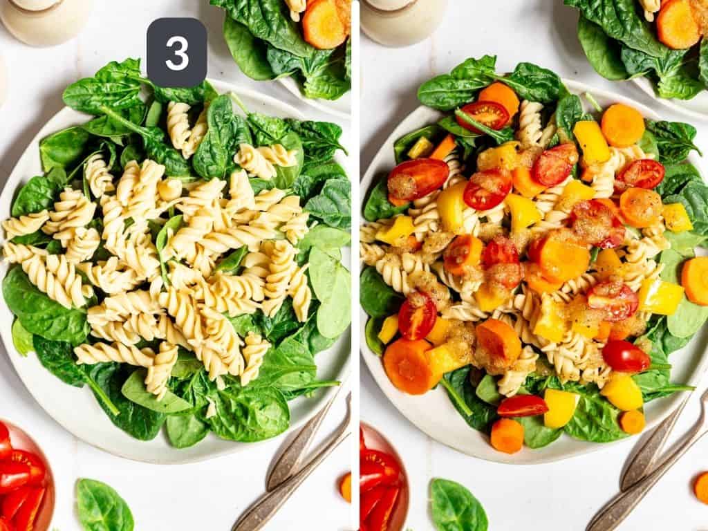 Vegan Pasta Salad Salad Step 3