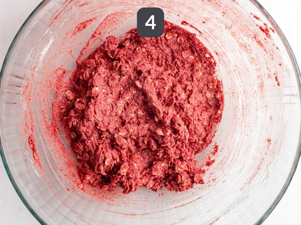 Valentine's Day Oatmeal Cookies Step 4