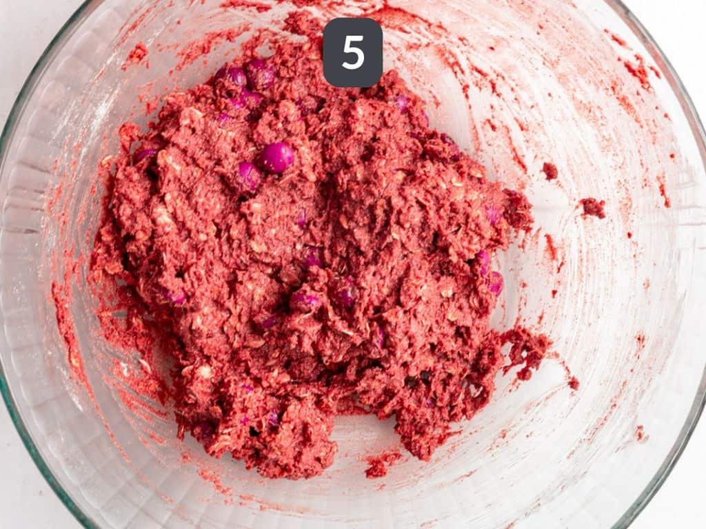 Valentine's Day Oatmeal Cookies Step 5