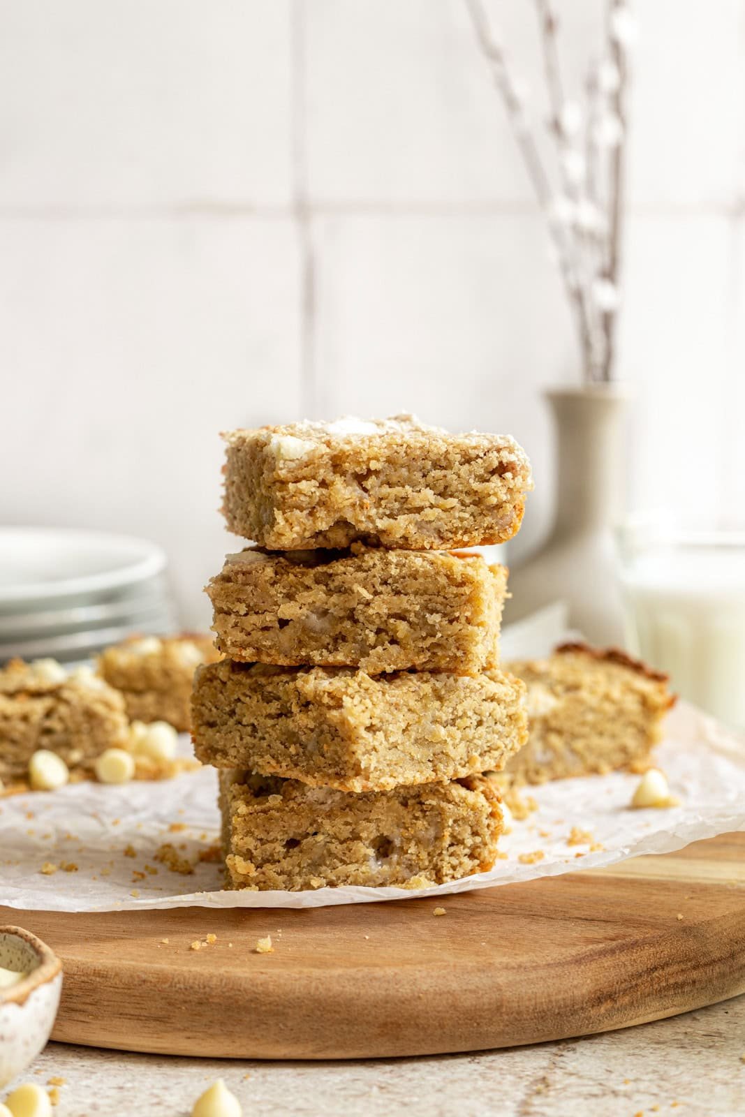 Gluten Free Vegan Blondies