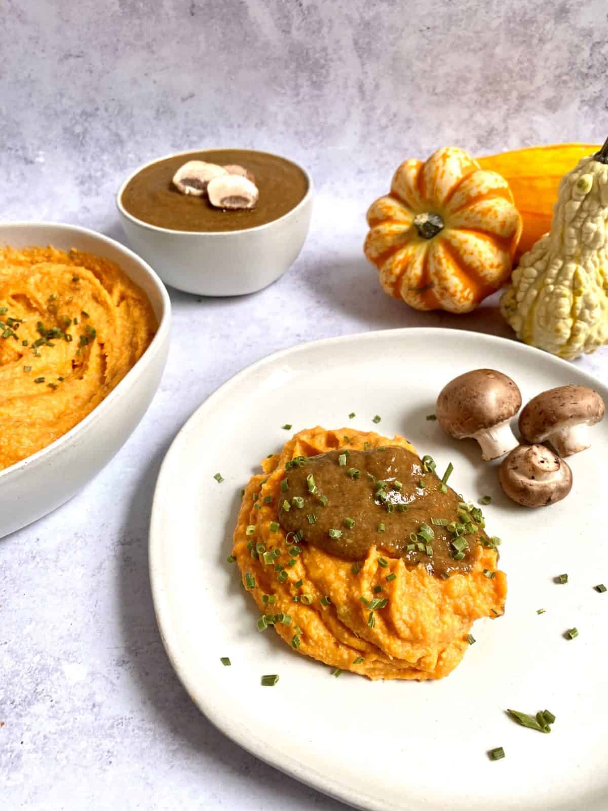 Plant-Based Sweet Potato Mashed Potatoes