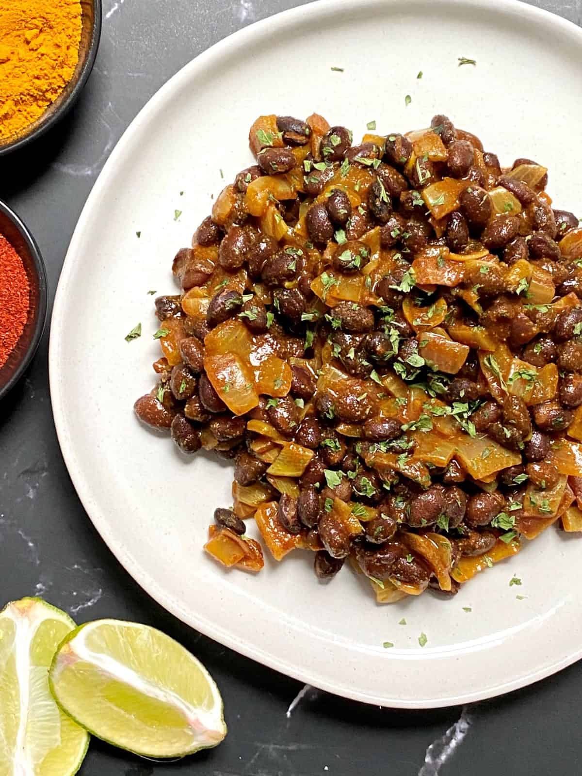 Easy Oil-Free Black Beans