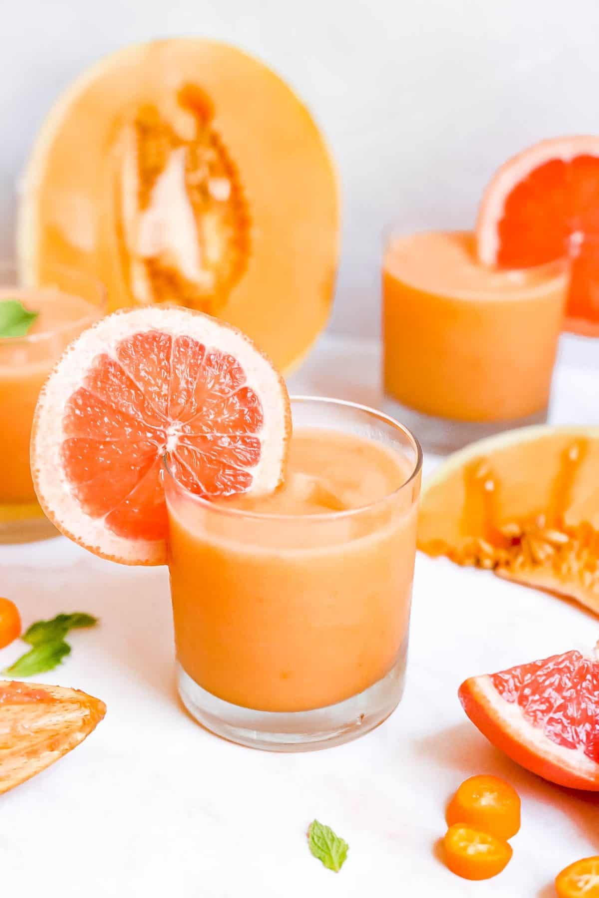 Cantaloupe cocktail