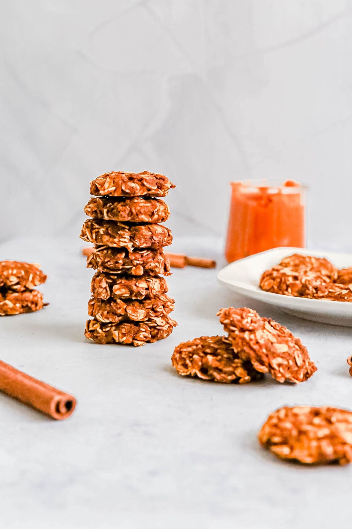 Pumpkin Spice Oatmeal Cookies