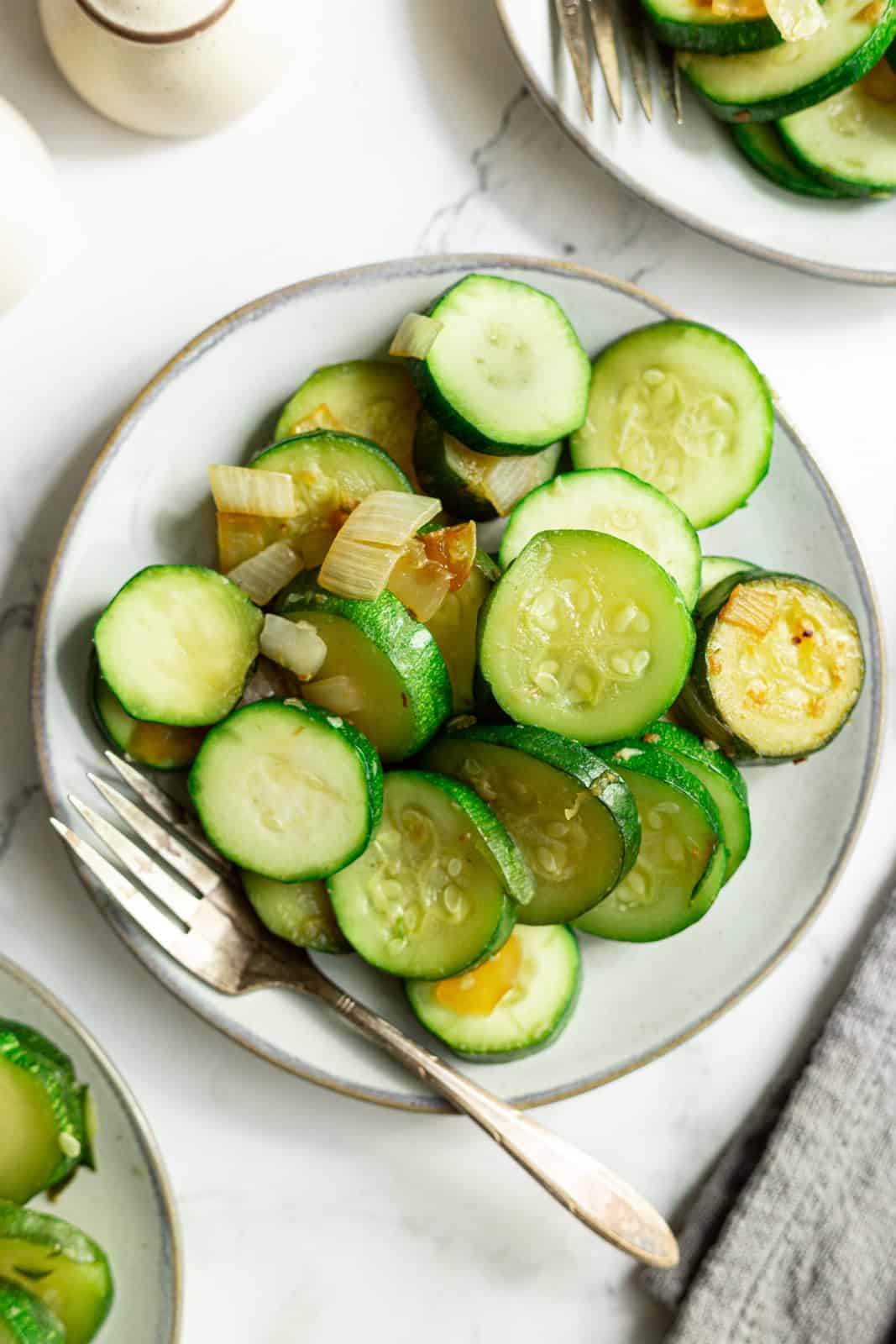 Oil-Free Sautéed Zucchini