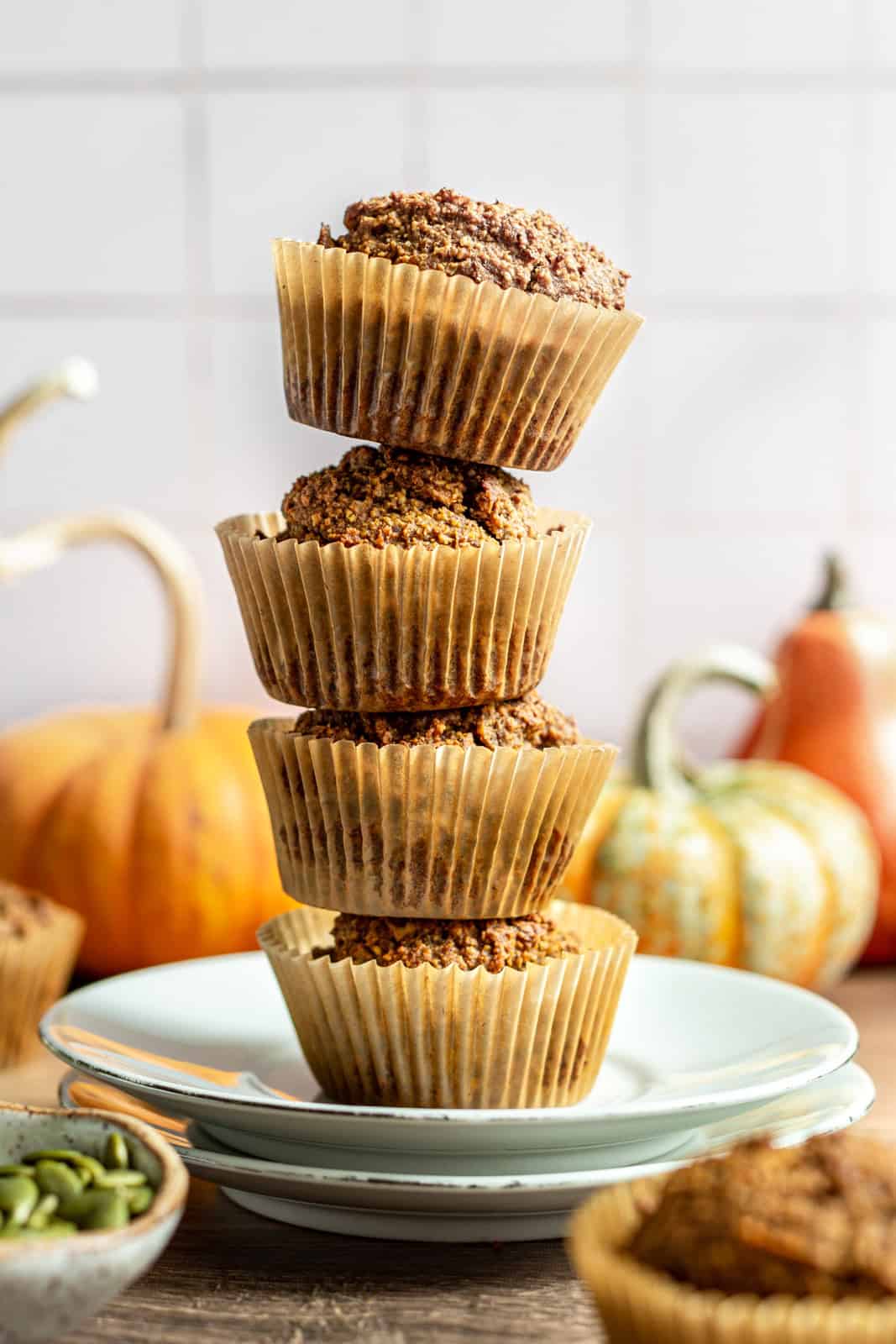 Vegan Pumpkin Muffins (Oil-Free)