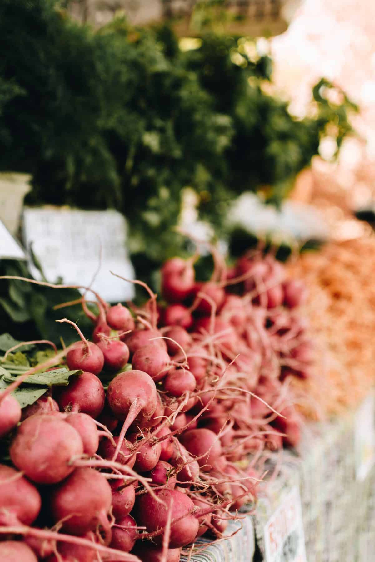 Beets at Farmers Market