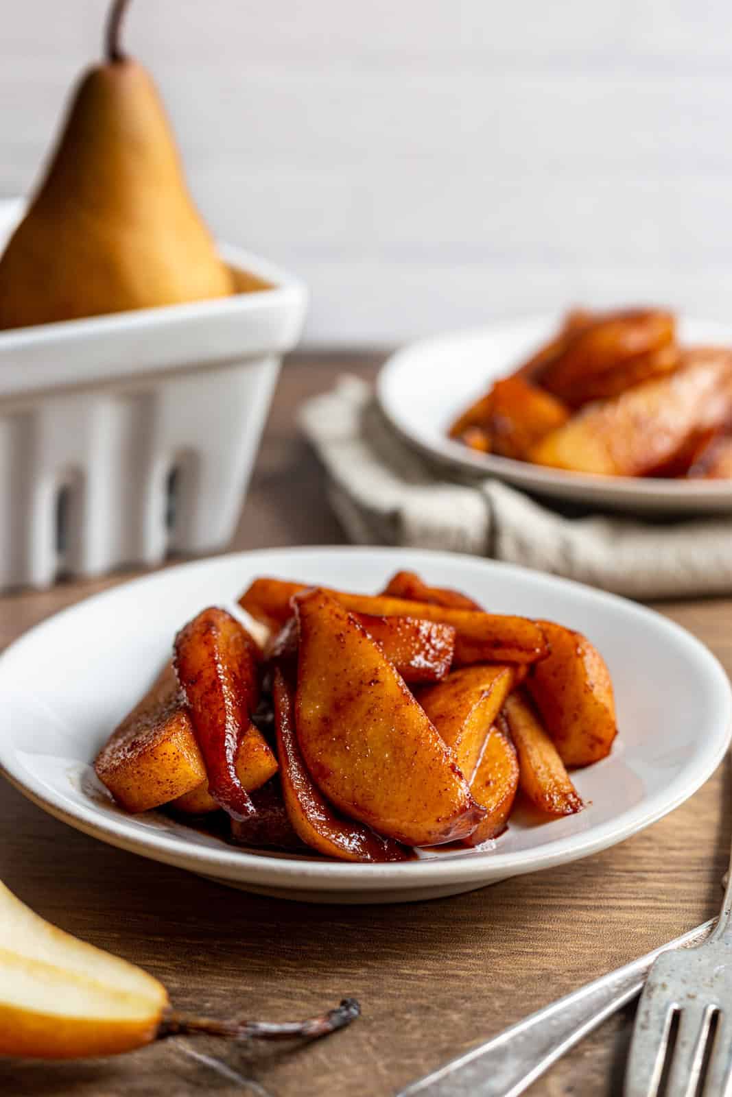 Vegan Sauteed Pears