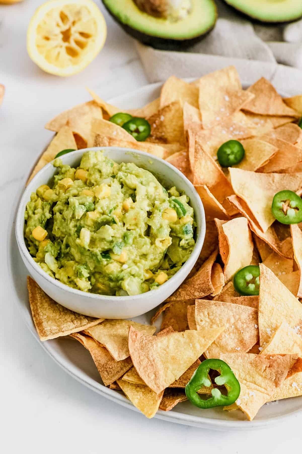 Spicy Corn Guacamole