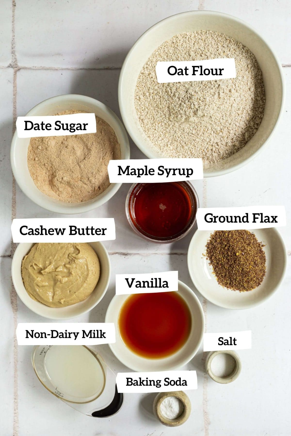 Plant-Based Fruit Pizza Cookie Ingredients