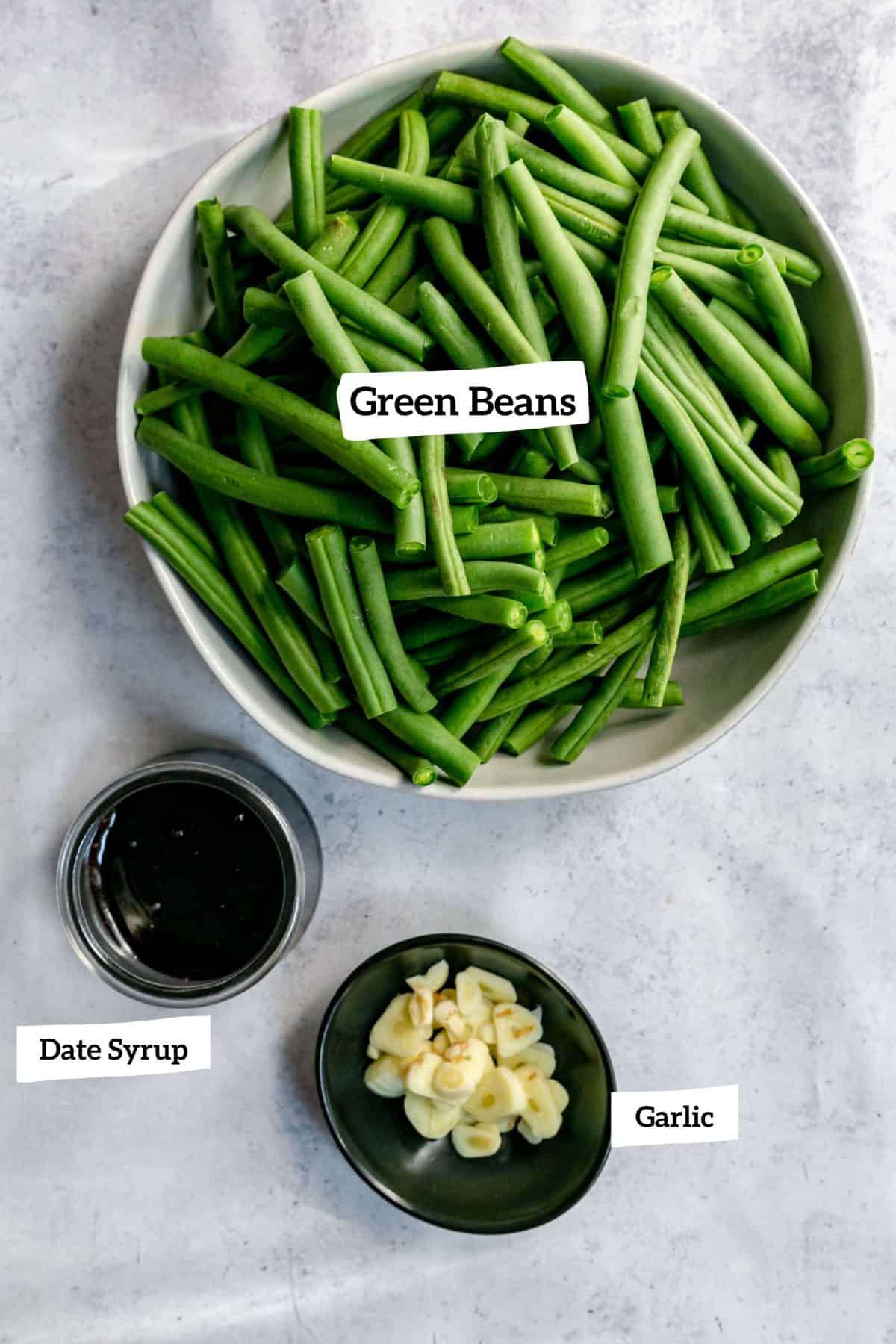 Sweet Glazed Green Beans Ingredients 