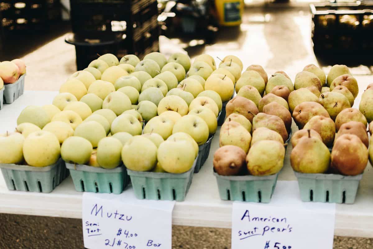 fruit at farmers market
