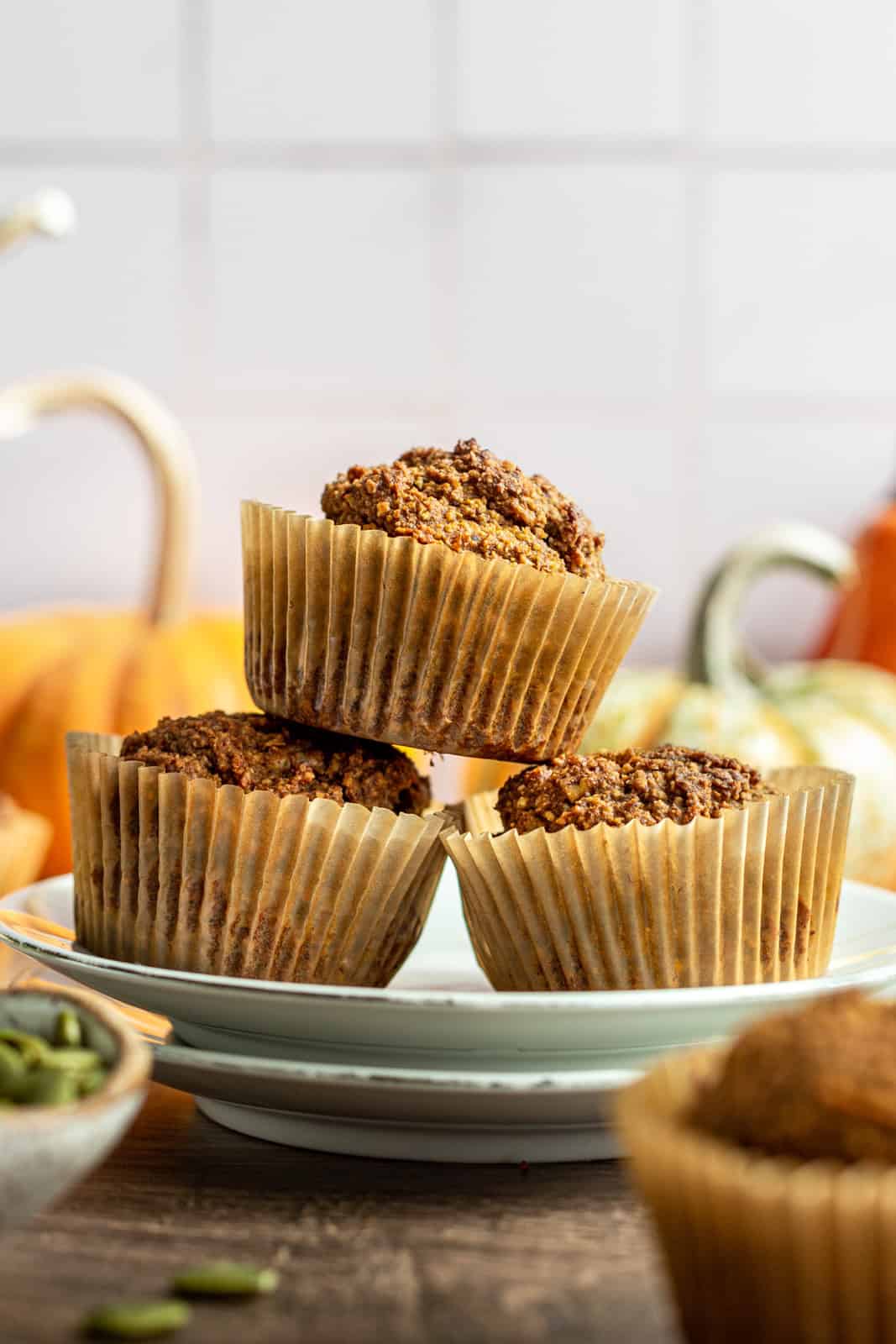 Vegan Pumpkin Muffins (Oil-Free)