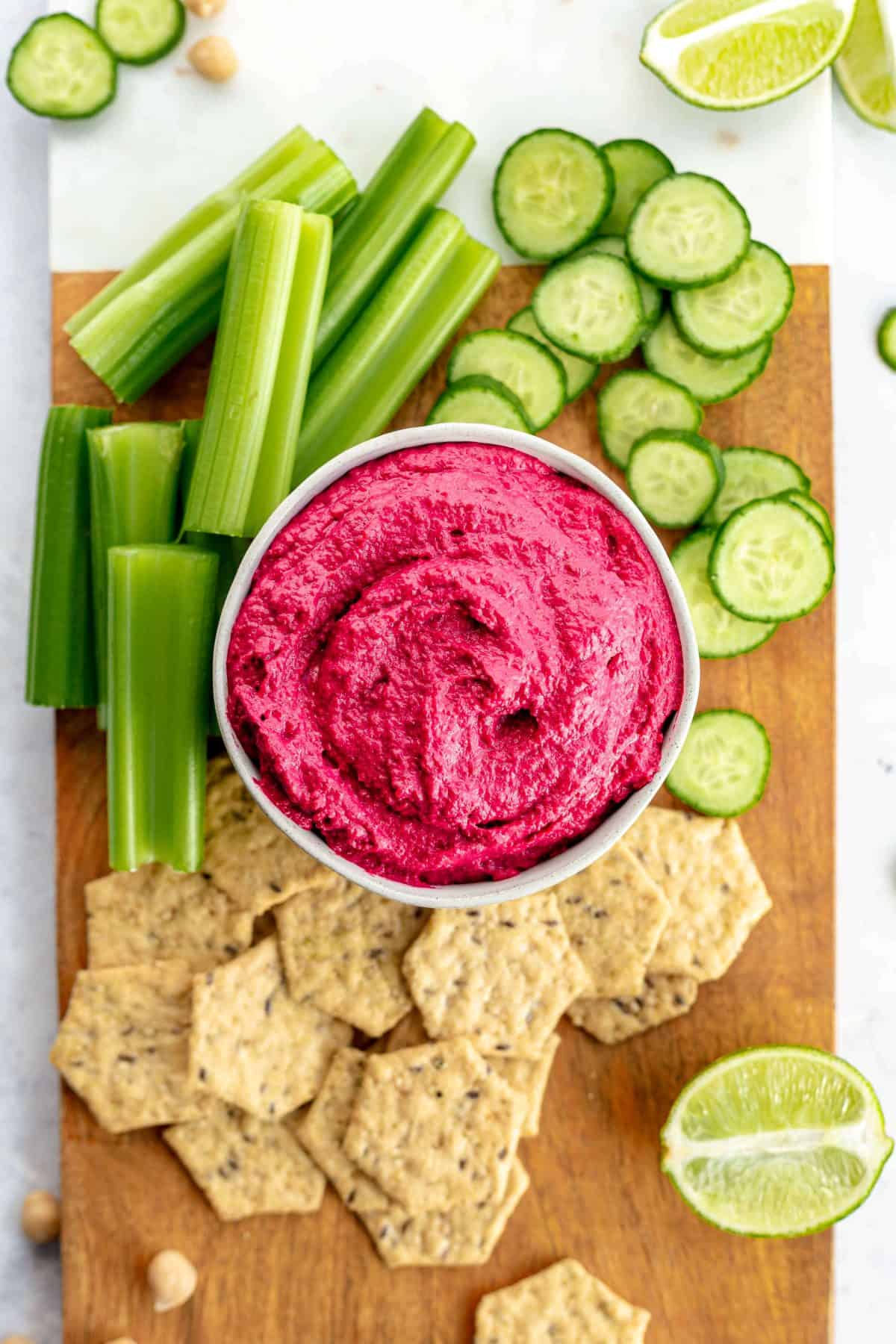 Oil-Free Beet Hummus