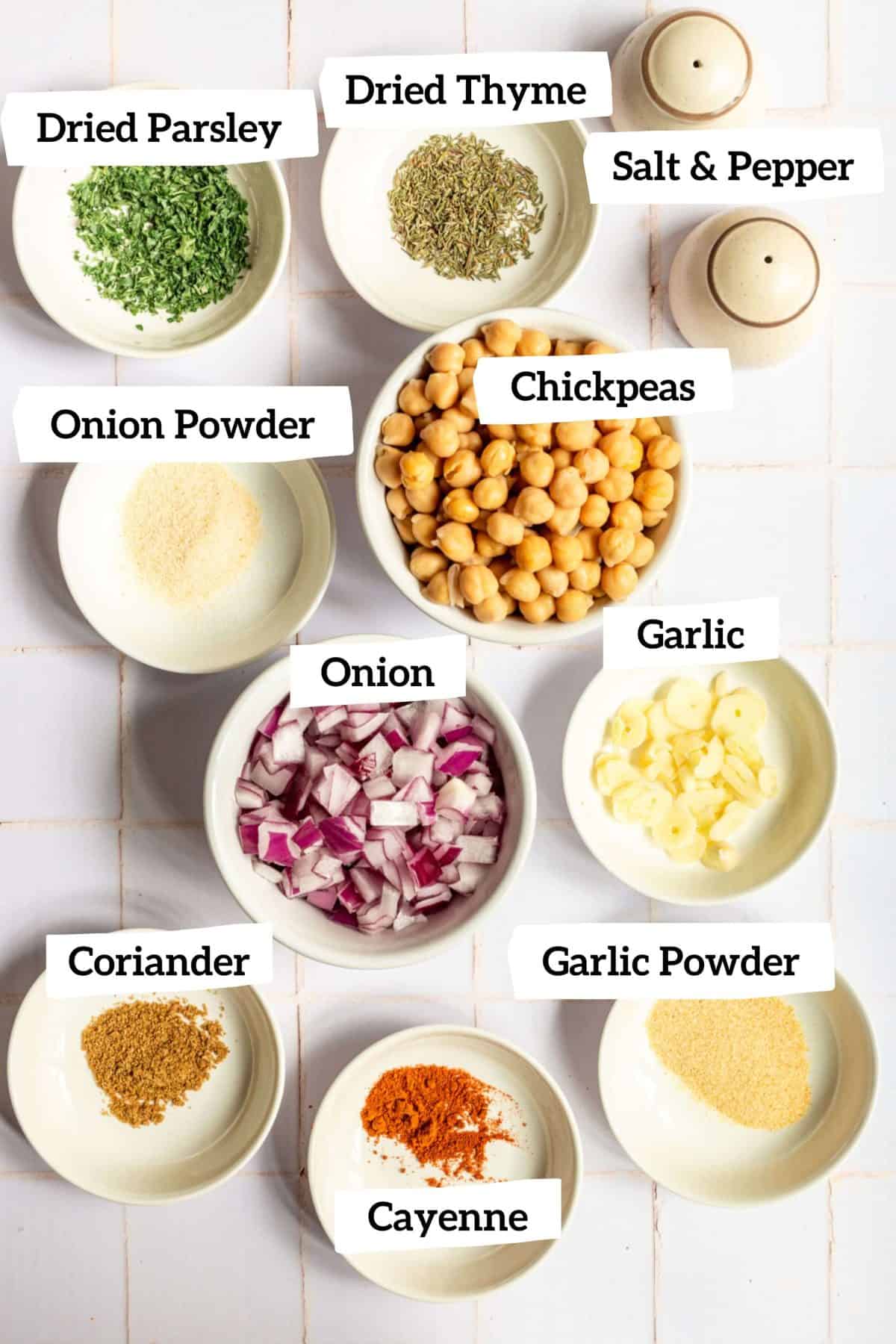Chickpea Scramble Ingredients
