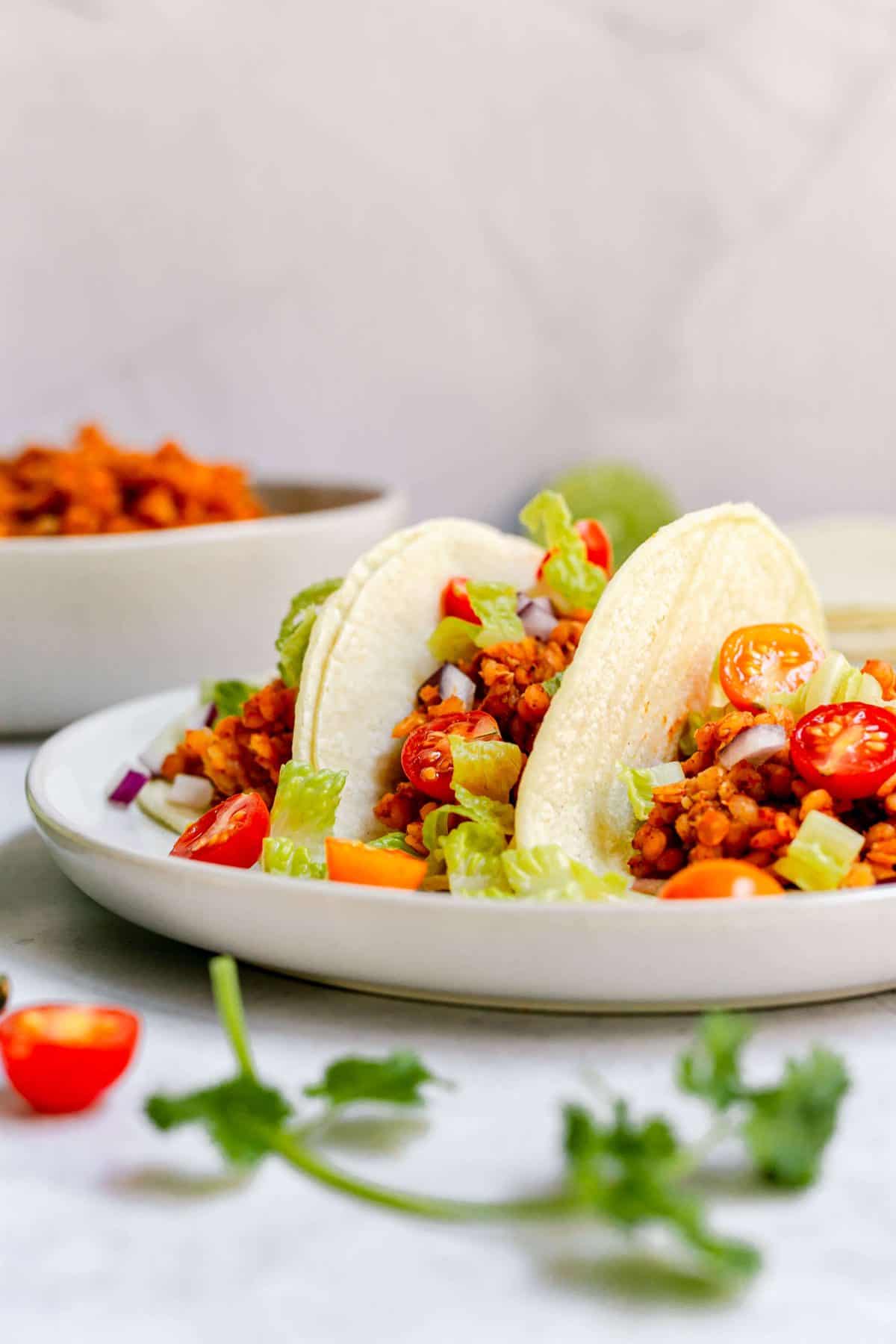 Red Lentil Tacos