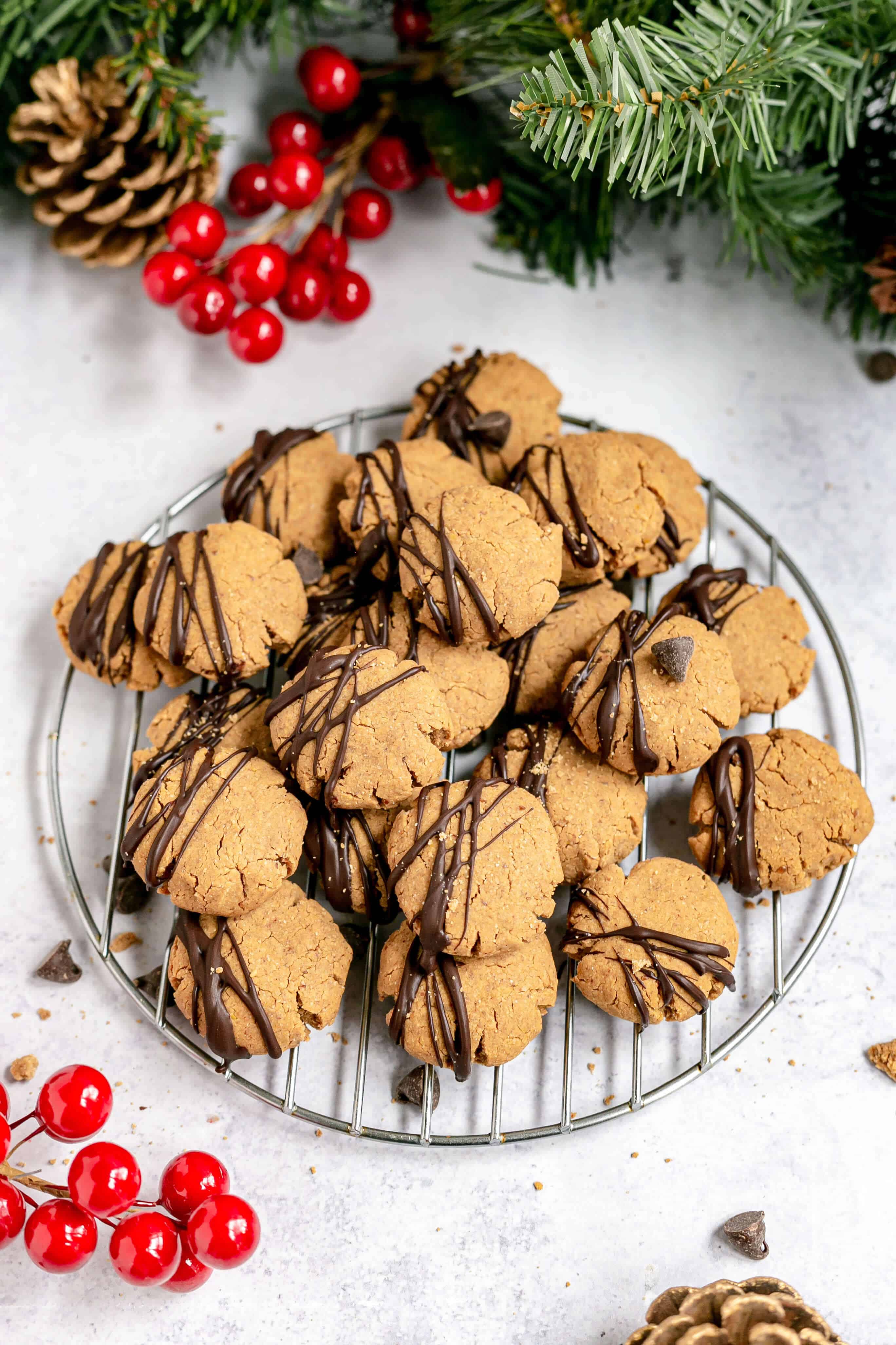 Vegan peanut Butter Kiss Cookies