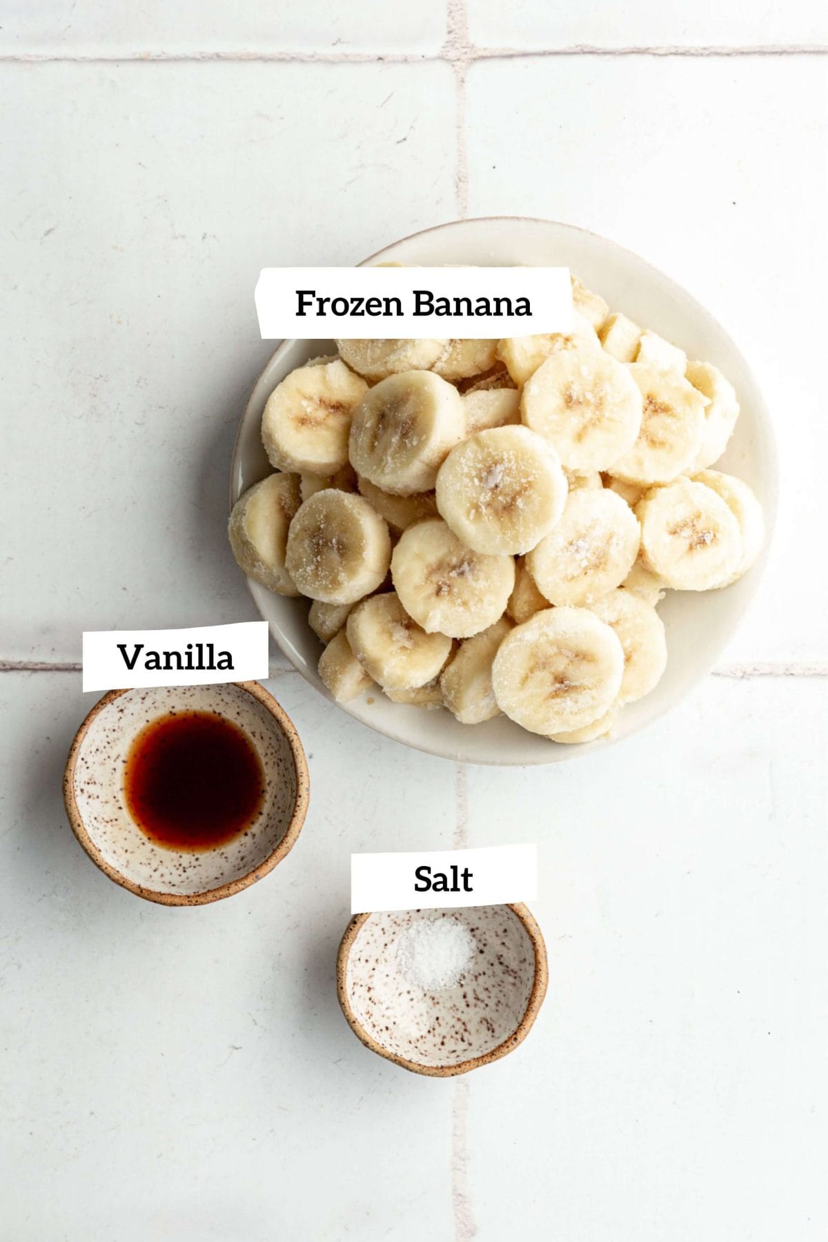 Vanilla Banana Nice Cream Ingredients