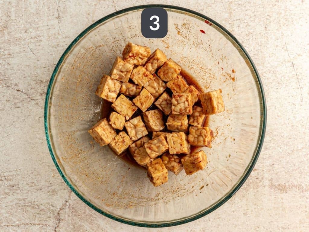 Crispy Baked Tempeh Step 3
